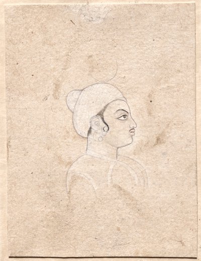 男の肖像、1700年代後半。 作： Unbekannt