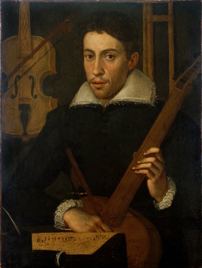 音楽家の肖像、c1570-1590 作： Unbekannt