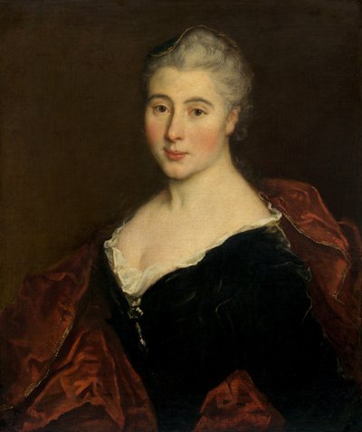 女性の肖像、c。 1711年。 作： Unbekannt