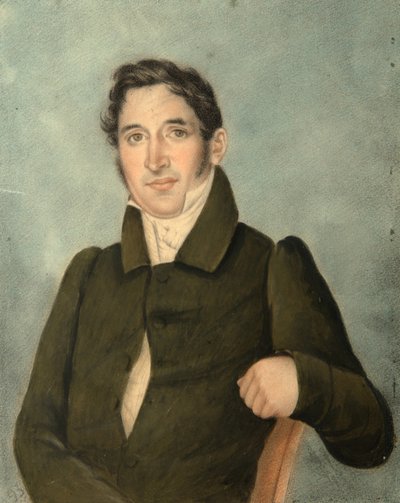 フロックコートを着た男の肖像Poltoratsky、1820年代 作： Unbekannt