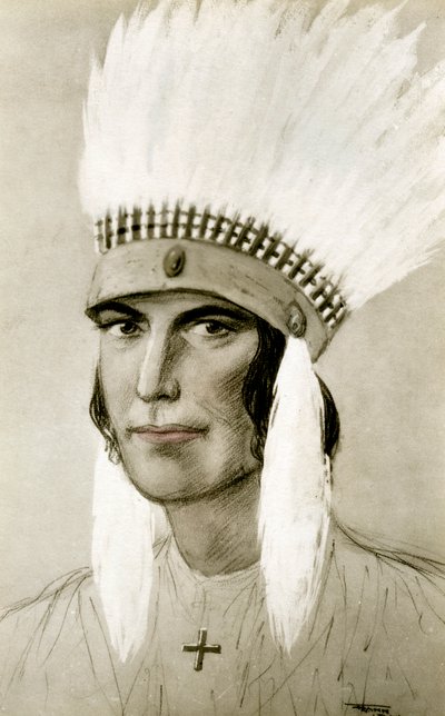 20世紀のアメリカインディアンの肖像 作： Unbekannt