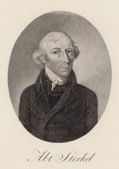ピアニストで作曲家の Franz Xaver Sterkel 1750-1817、1816 の肖像。 作： Unbekannt