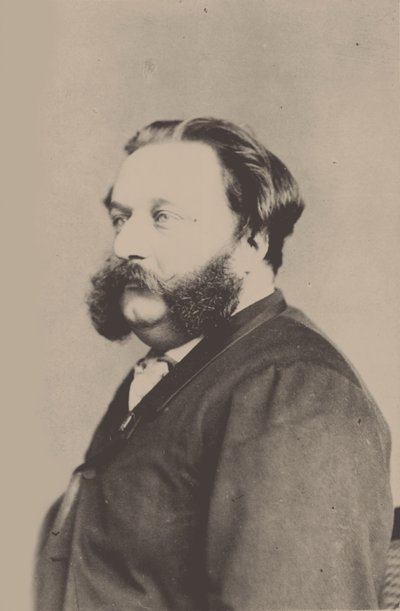 作曲家Alfred Jaedll 1832-1882の肖像。 作： Unbekannt