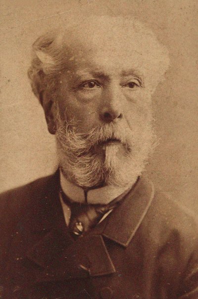 作曲家エドゥアール・ラロの肖像 1823～1892年、1885年頃。 作： Unbekannt