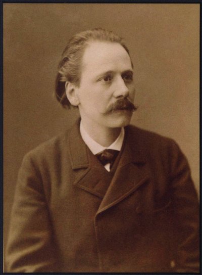 作曲家ジュールマセネ1842-1912、1890年代の肖像。 作： Unbekannt