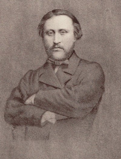 作曲家LéonKreutzer 1817-1868の肖像。 作： Unbekannt