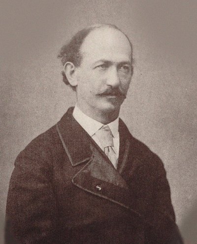 作曲家モーリス・ストラコッシュの肖像 1825-1887年、c。 1870年。 作： Unbekannt