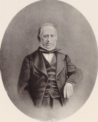 作曲家Saverio Mercadante 1795-1870の肖像。 作： Unbekannt