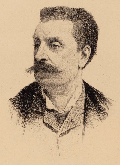 作曲家Victorin deJoncières1839-1903の肖像。 作： Unbekannt