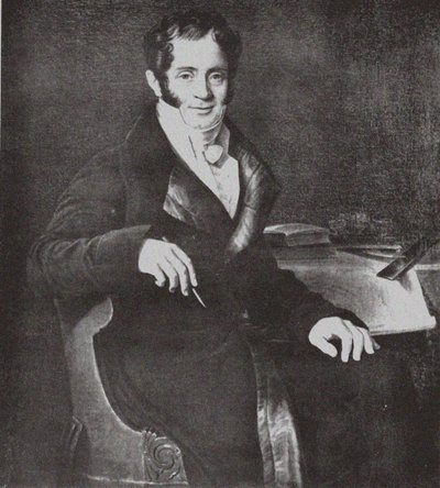 Ch後の建築家Carlo Rossi 1775-1849の肖像ミトワール 作： Unbekannt