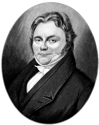 化学者の肖像JönsJakob Berzelius 1779-1848、1830年代 作： Unbekannt