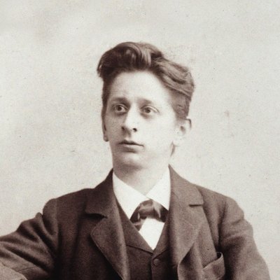 作曲家アレクサンドル・フォン・ゼムリンスキー1871-1942の肖像、c。 1900。 作： Unbekannt