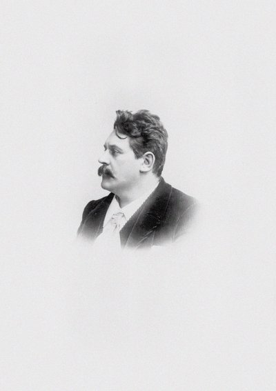 作曲家オイゲン・リンドナーの肖像 1858-1915。 作： Unbekannt