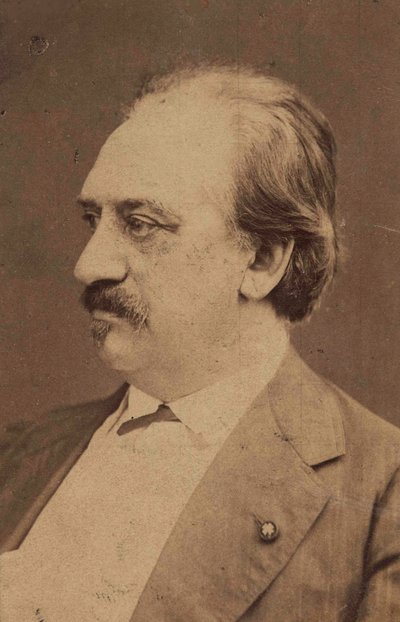 作曲家フリードリッヒ・フォン・フロートウの肖像、1812～1883年頃。 1880年。 作： Unbekannt