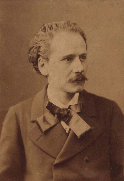 作曲家ジュール・マスネの肖像、1842～1912年、1885年頃。 作： Unbekannt