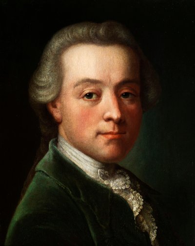 作曲家ヴォルフガングアマデウスモーツァルト1756-1791の肖像、c。 1789 作： Unbekannt