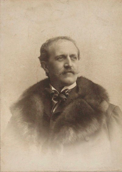 指揮者で作曲家のハンス・ウィンダーシュタインの肖像 1856-1925年、c. 1900年。 作： Unbekannt