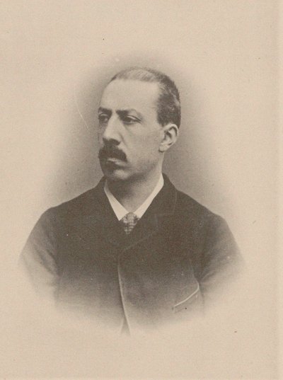 オルガニスト兼作曲家のシャルル＝マリー・ウィドールの肖像画（1844～1937年、1870～1875年）。 作： Unbekannt