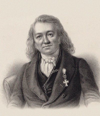 オルガニスト兼作曲家のフリードリッヒ・シュナイダーの肖像、1786～1853年頃。 1840年。 作： Unbekannt