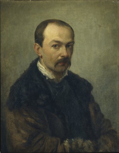 画家の肖像Pavel Andreyevich Fedotov 1815-1852、1852年以前 作： Unbekannt
