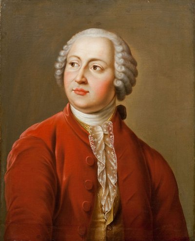 学者ミハイル・V・ロモノソフ1711-1765、19世紀初頭の肖像。 作： Unbekannt