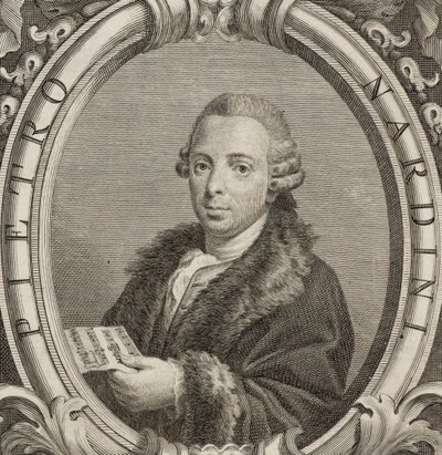 ヴァイオリン奏者で作曲家のピエトロ・ナルディーニの肖像 1722-1793 , 1782. 作： Unbekannt