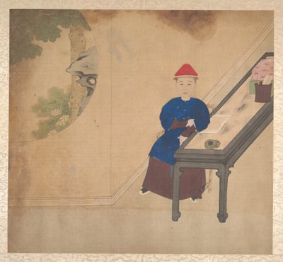 19世紀半ばの満州家のメンバーの肖像画。 作： Unbekannt