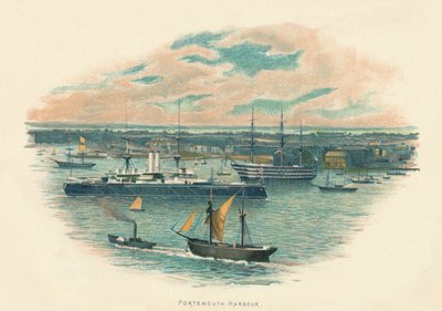 ポーツマス港、c1890 作： Unbekannt
