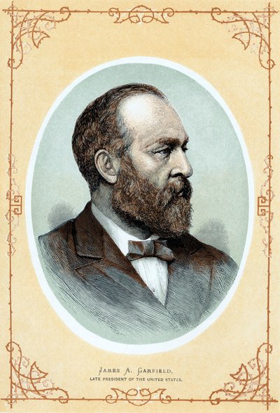 ジェームスエイブラムガーフィールドのポストホモの肖像、c1885 作： Unbekannt