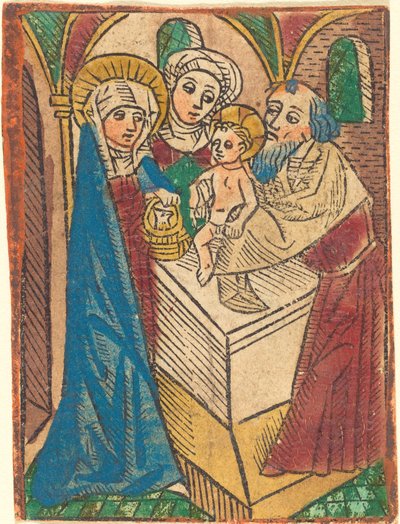プレゼンテーション、c。 1490年。 作： Unbekannt