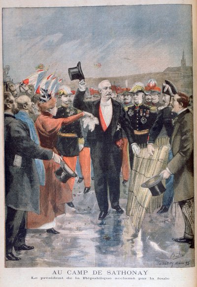 フランス共和国大統領、サトーネキャンプ、1895年 作： Unbekannt