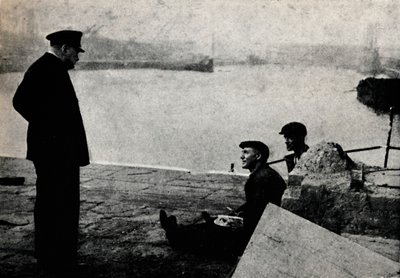 首相とストリートの男性、1940年代、1945年。 作： Unbekannt