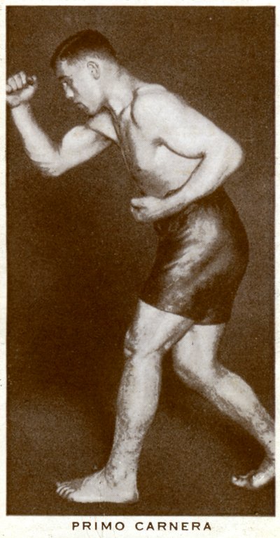 Primo Carnera、イタリアのボクサー、1938 作： Unbekannt