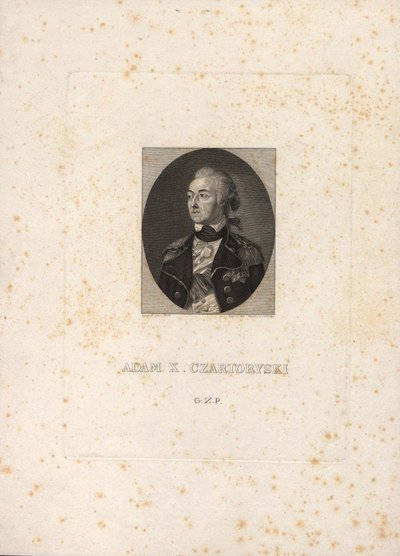 アダム王子カジミエシュチャルトリスキ1734-1823 作： Unbekannt