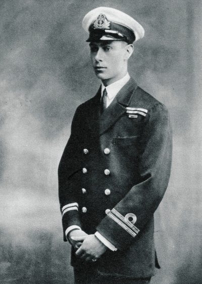 1918年、イギリス海軍中尉の制服を着たアルバート王子 作： Unbekannt