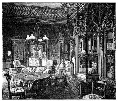 プリンスアルバーツミュージックルーム、バッキンガム宮殿、1900 作： Unbekannt