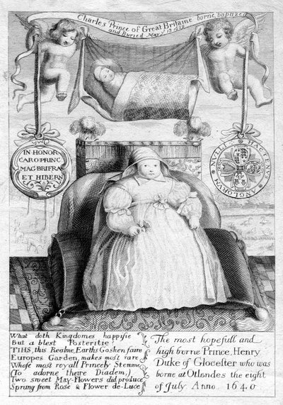 チャールズ王子とヘンリー王子、チャールズ1世の息子、17世紀、1802年 作： Unbekannt