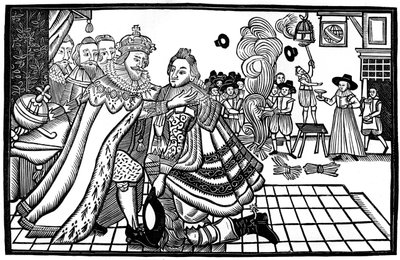 チャールズ王子、スペインから帰国、1623年、1893年 作： Unbekannt