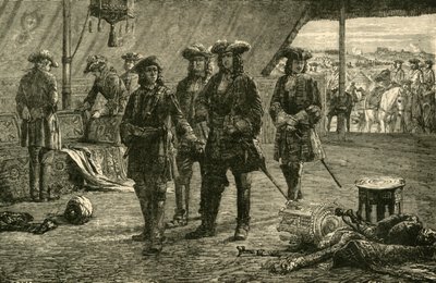 ユージーン王子、ベオグラードでのトルコ人の勝利後、1717年、1890年。 作： Unbekannt