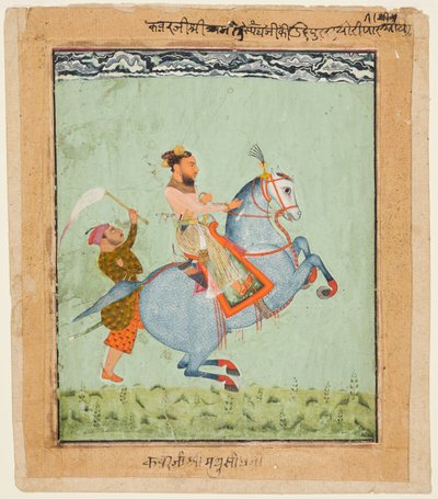 青い馬のマトゥシン王子、c。 1720。 作： Unbekannt