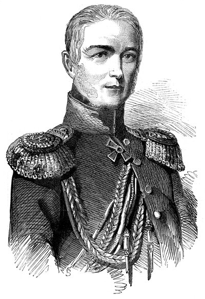 ウォロンゾウ王子、ロシア軍総督、1853年 作： Unbekannt
