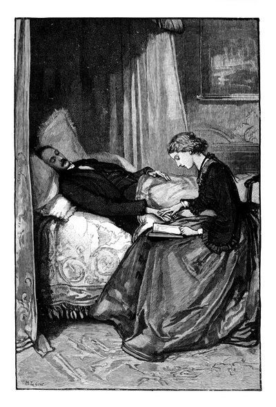 アリス王女の父親、アルバート王子への読書、c1850s 作： Unbekannt