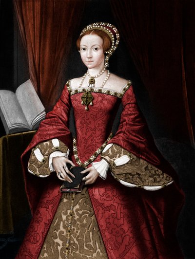 エリザベス王女、後の女王、c1547、1902。 作： Unbekannt