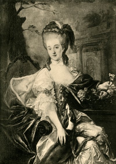 Elzbieta Izabela Czartoryska王女、1770年代、1903年。 作： Unbekannt