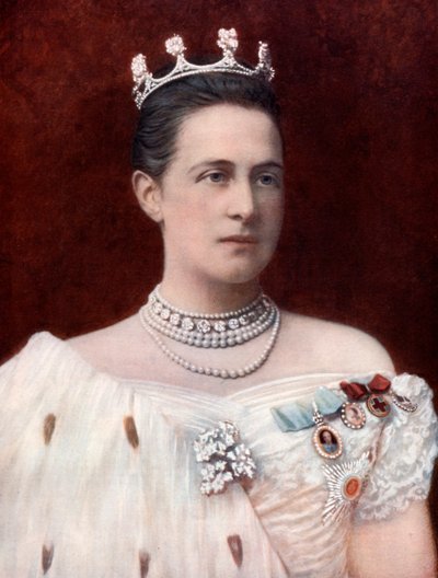 ロシアのオルガコンスタンティノフナ王女、19世紀後半から20世紀初頭 作： Unbekannt
