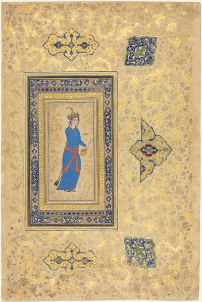 プリンセスとワインのボトルとカップの直腸c。 1550-1600。 作： Unbekannt