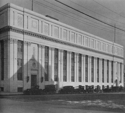 1924年アラバマ州バーミンガムのフリーメーソン寺院の主要ファサード 作： Unbekannt