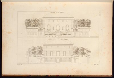 印刷、市民建築のコレクション...、1806–12 作： Unbekannt
