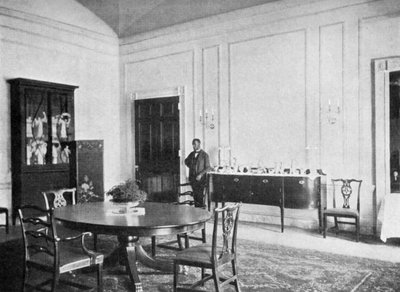 ホワイトハウスのプライベートダイニングルーム、ワシントンDC、アメリカ合衆国、1908年 作： Unbekannt