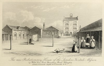 ロンドン女性伝道所の保護観察所、57 ホワイト ライオン ストリート、イズリントン、ロンドン、c1836。 作： Unbekannt